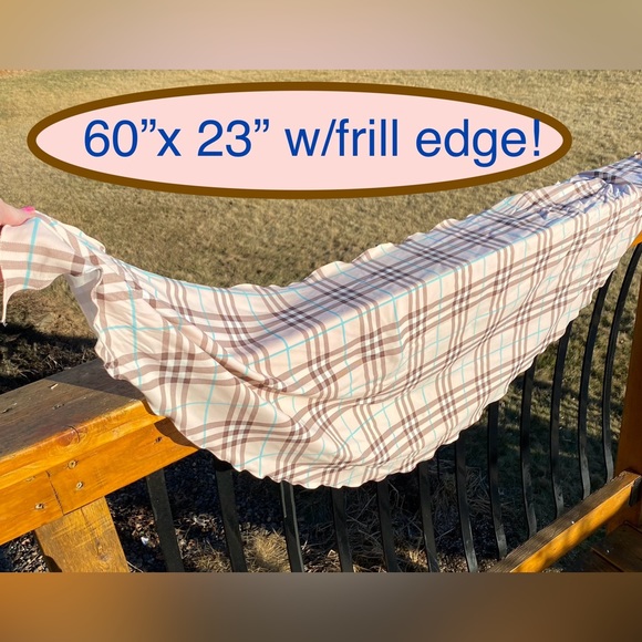 BURBERRY Swim/ Pink NOVA CHECK Sarong! Like NEW🔥Flawless👙made in Italy🇮🇹 OS - Picture 5 of 13